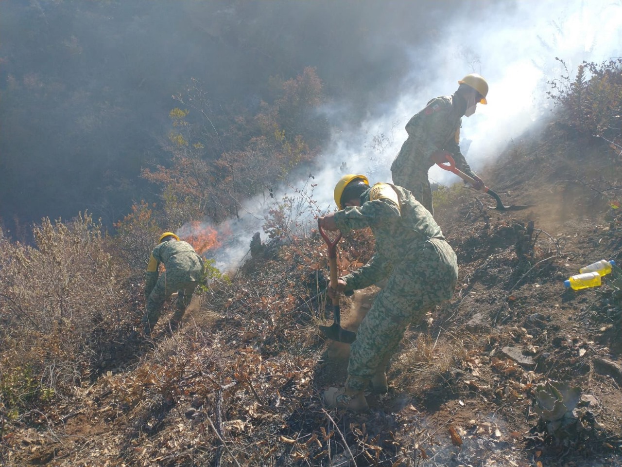 Presunto responsable del incendio en Quiaviní, puesto a disposición de la Fiscalía