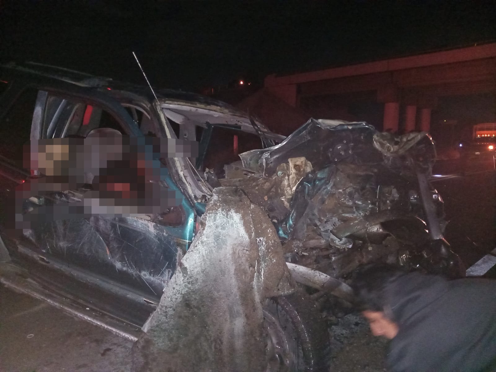 Accidente en la carretera federal 175 en Oaxaca