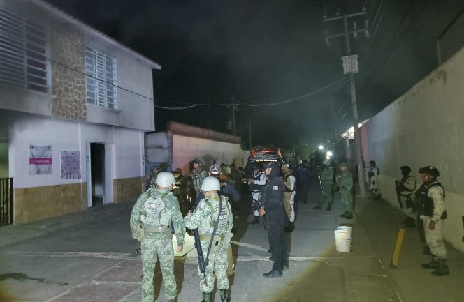 Incendio en Consejo Municipal del IEPC de Chiapas