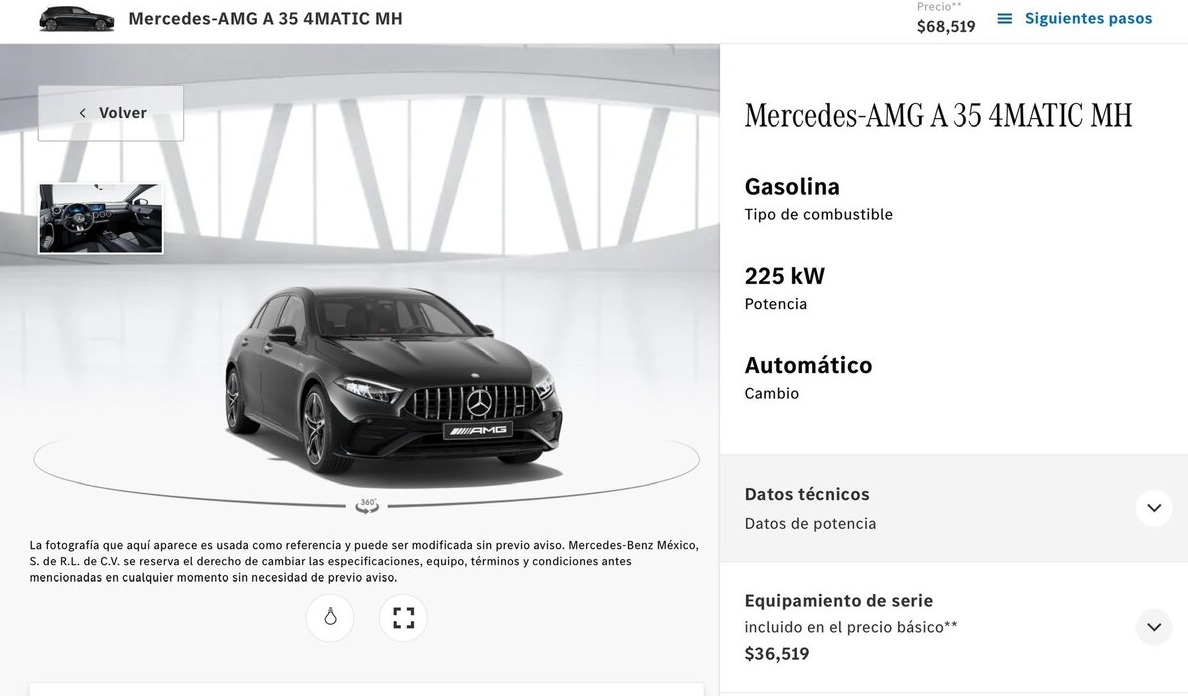 Actriz «caza» error en un auto de Mercedes-Benz