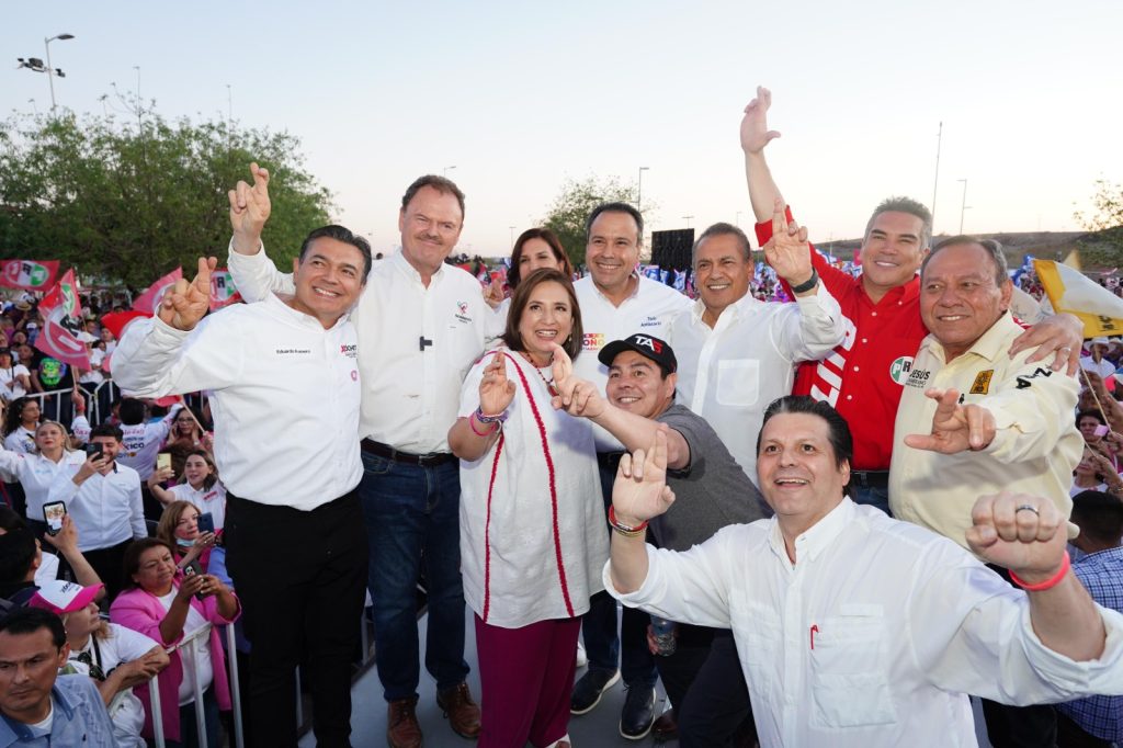 «El dia de hoy amanecimos arriba de la Sheinbaum en encuestas» Xóchitl Gálvez