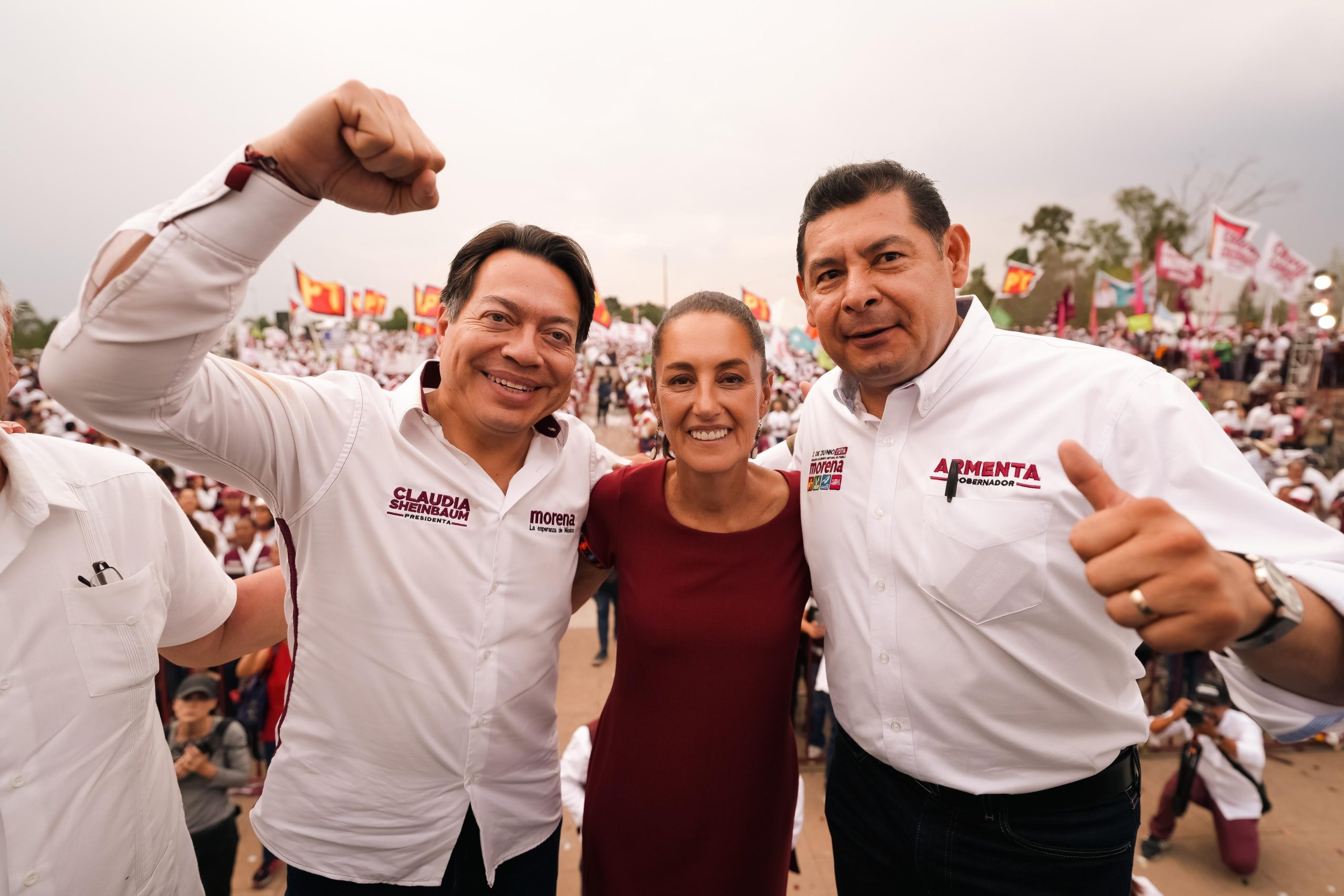 Una opción es votar por la 4t, la otra es votar por la corrupción: Claudia Sheinbaum