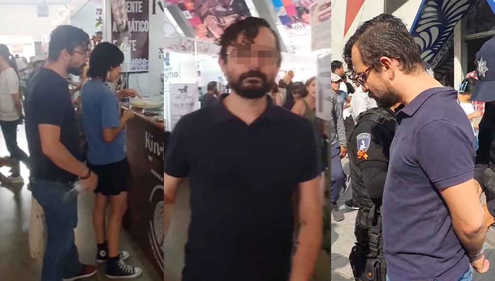Era profesor de la BUAP sujeto que grababa a chicas en la Feria de Puebla