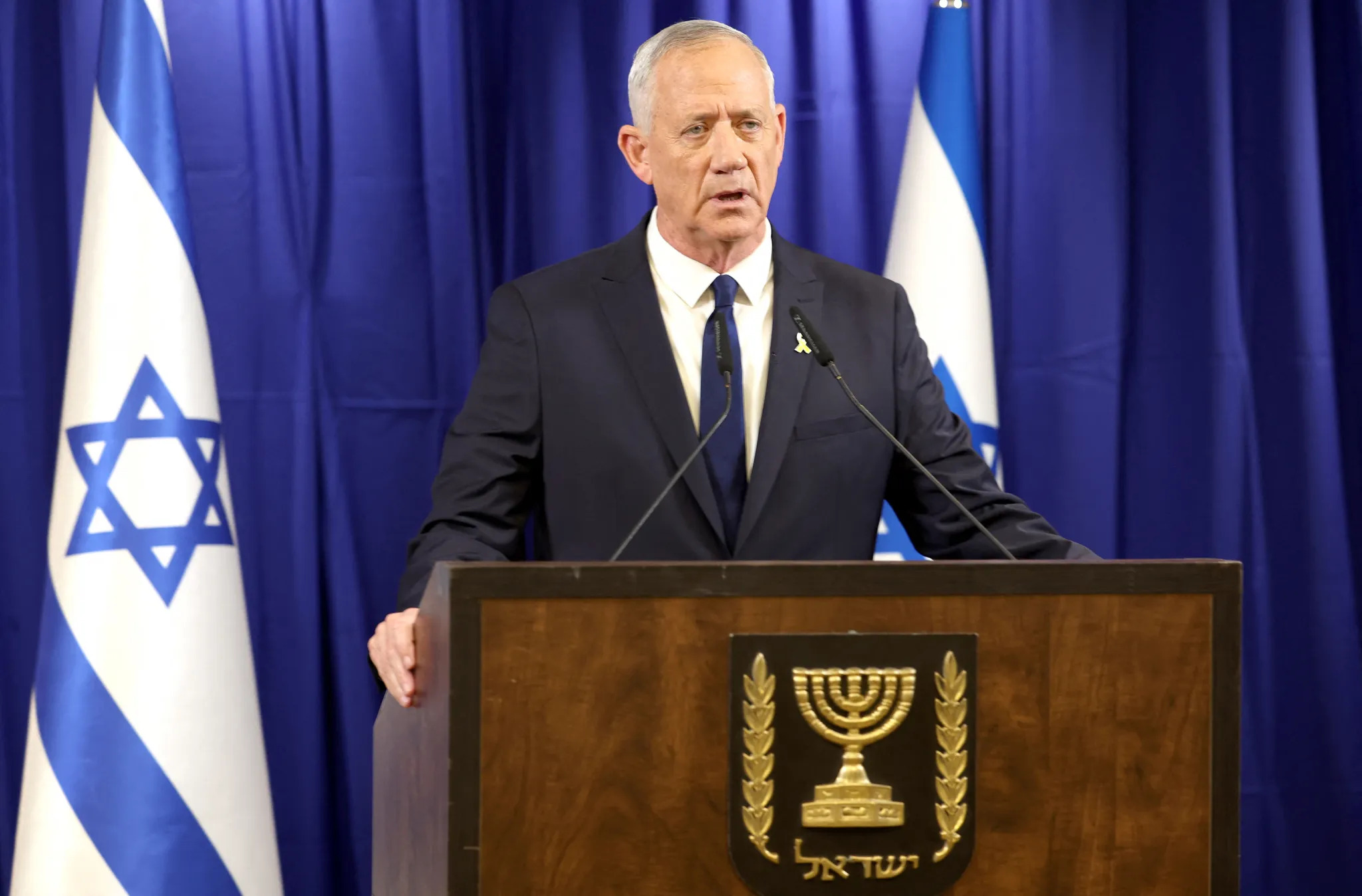 Gantz renuncia al gabinete de Guerra de Netanyahu