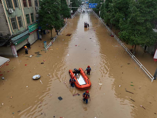 Inundaciones en China dejan 36 mil evacuados y casi 180 mil damnificados