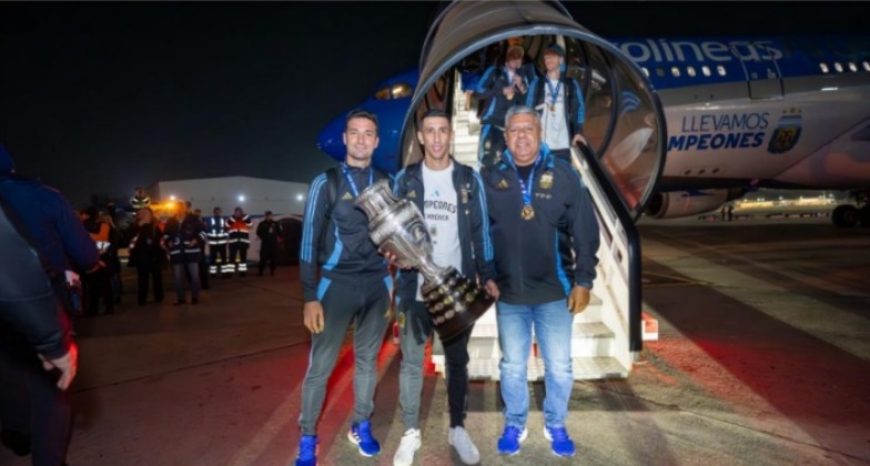 Sin Messi ni ‘Dibu’ Argentina festeja ser Campeón