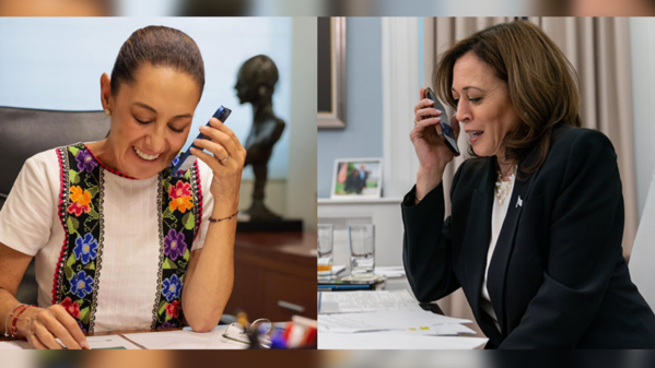 Sheinbaum celebra candidatura de Kamala Harris, pero mantiene neutralidad