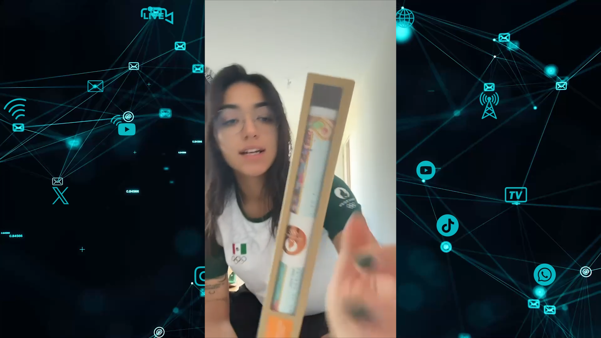La medallista Ana Pau Vázquez mostró el regalo que le dieron en París 2024