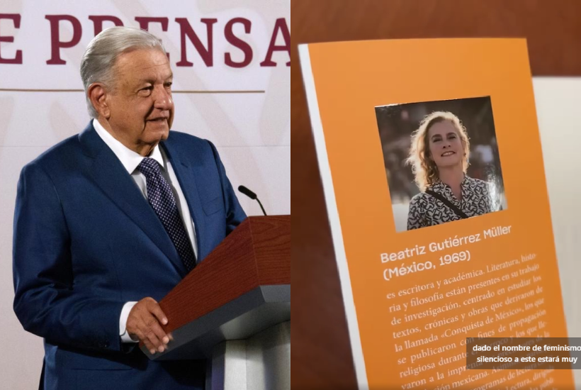AMLO Felicita a Beatriz Gutiérrez Müller por presentación de libro