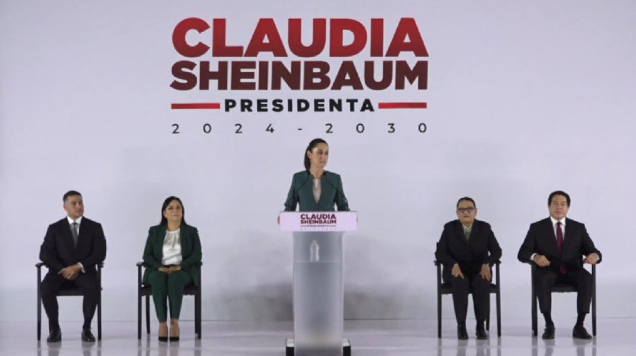 Claudia Sheinbaum presenta a 4 integrantes mas de su gabinete