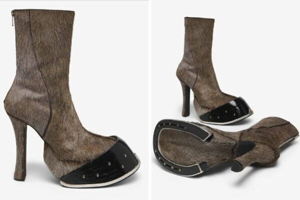 Las botas de ‘pezuña’ de Alexander McQueen que cuestan 50 mil pesos