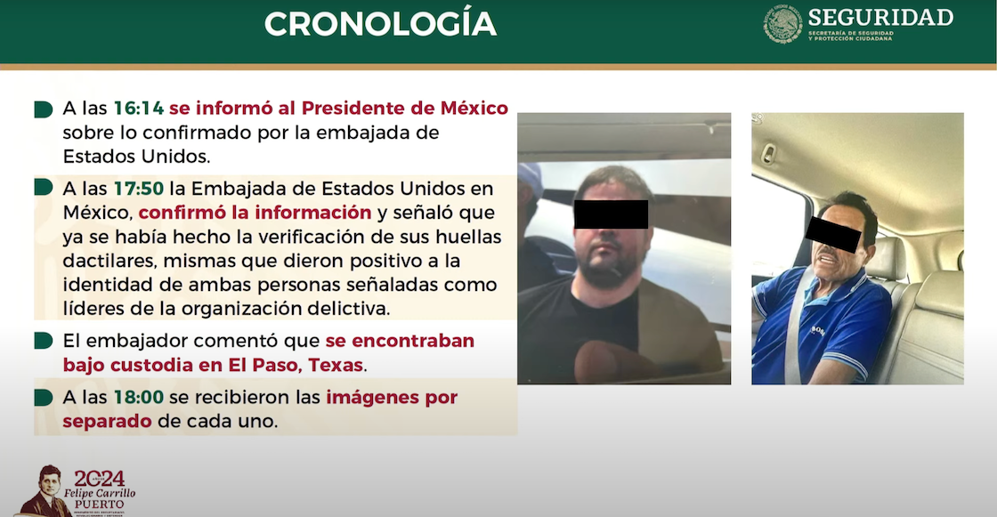 Gobierno de México No Participó en Detención de Mayo Zambada