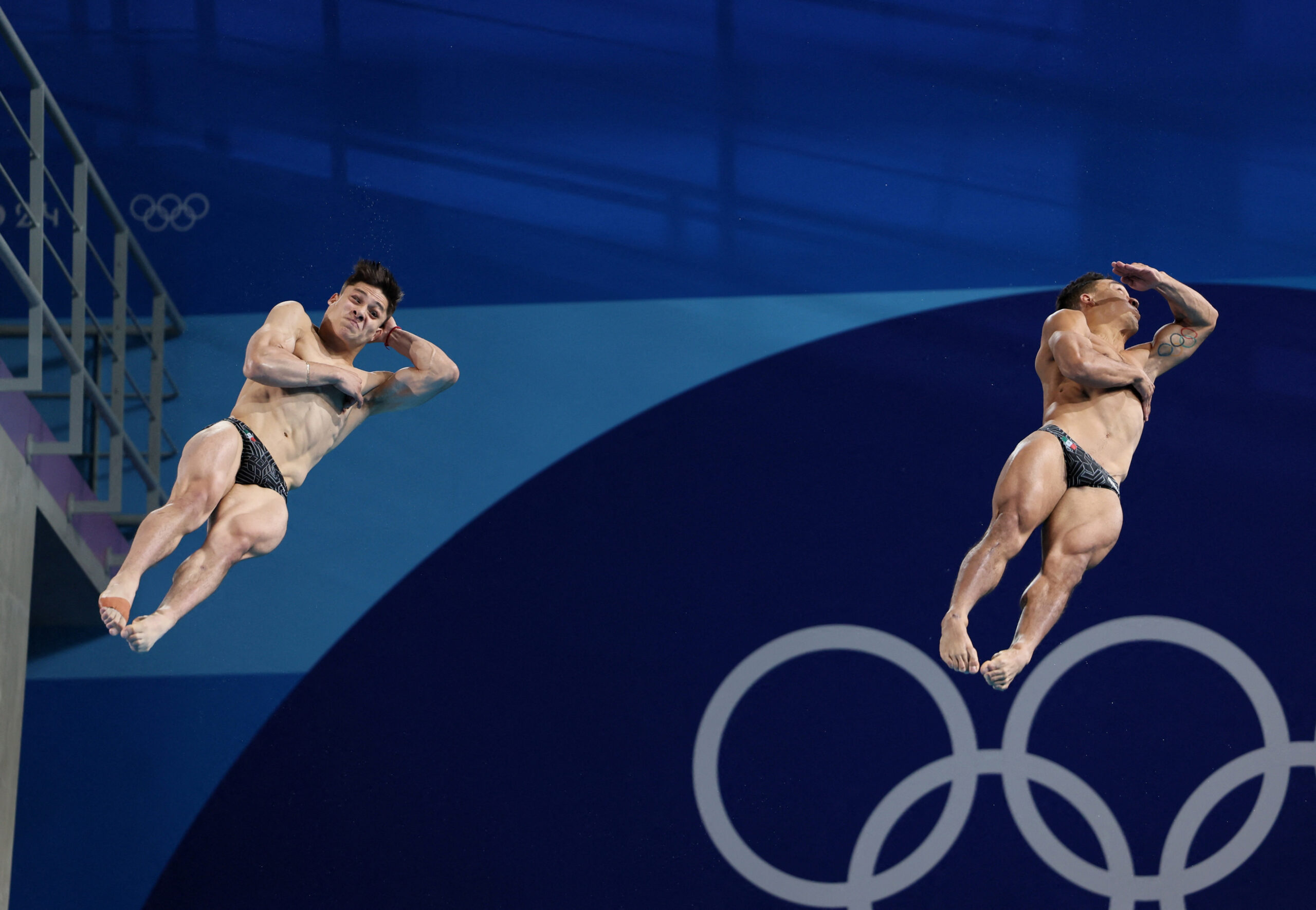 Mexicanos ganan plata en trampolín sincronizado París 2024