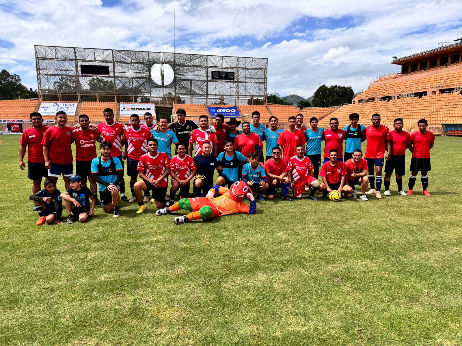 Bomberos fortalecen lazos en juego amistoso contra Alebrijes