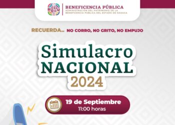 ¡No lo olvides! Este 19 de Septiembre es el Simulacro Nacional