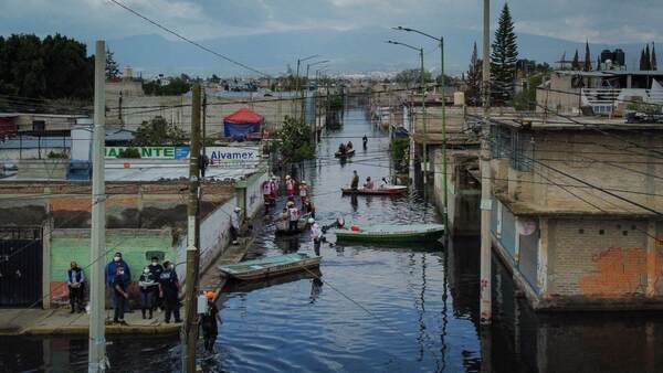 AMLO acusa a opositores de utilizar inundaciones en Chalco para atacarlo