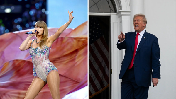 Donald Trump comparte imágenes falsas de Taylor Swift apoyando su candidatura
