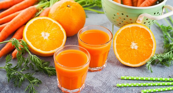 ¿Para qué sirve tomar jugo de naranja con zanahoria?