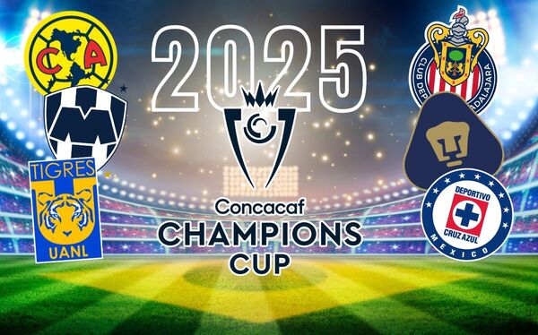 Seis equipos mexicanos buscarán ser campeón de la Concachampions 2025