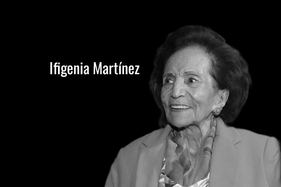 Fallece  a sus 94 años, Ifigenia Martínez, Presidenta de la Cámara de Diputados