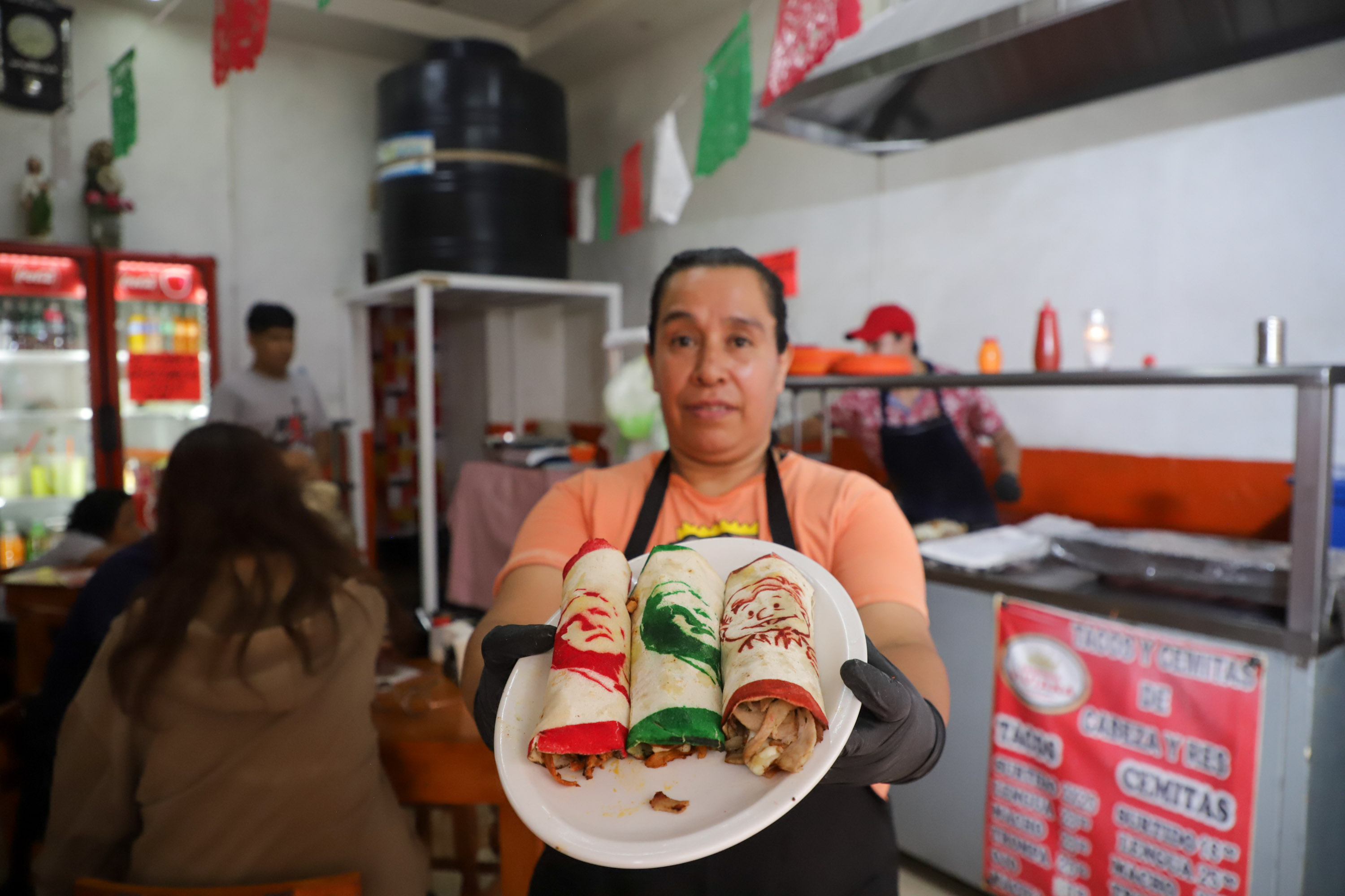 Taquería poblana lanza tacos en Honor a Claudia Sheinbaum y Andrés Manuel López Obrador
