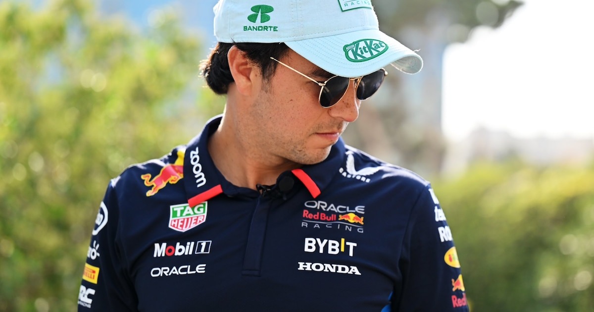 Presenta Checo Pérez gorra que usará en el GP de México 2024