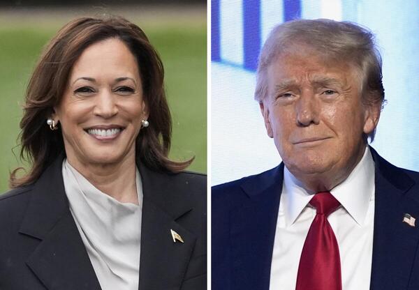 Harris aventaja a Trump a cuatro semanas de las elecciones