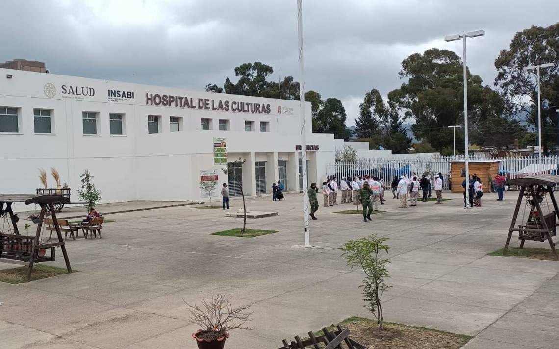 Sin espacio para familiares de pacientes en Hospital de las Culturas en SCLC