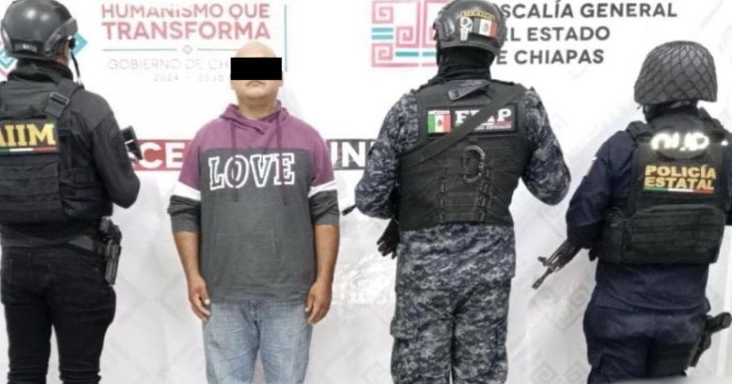 Detienen a masculino con presunta marihuana en Villa Corzo durante Operativo Interinstitucional