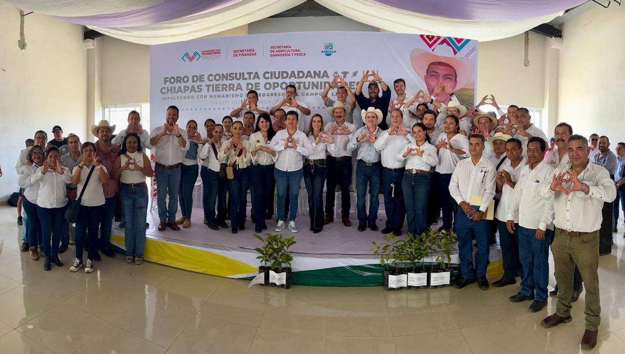 Chiapas perfila un modelo agroalimentario sostenible en foro de consulta ciudadana en Arriaga