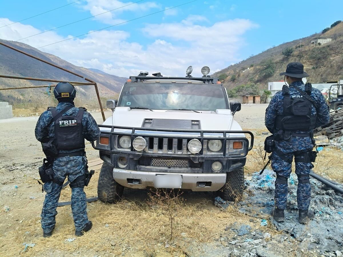 Aseguran vehículo con reporte de robo en la Sierra de Chiapas