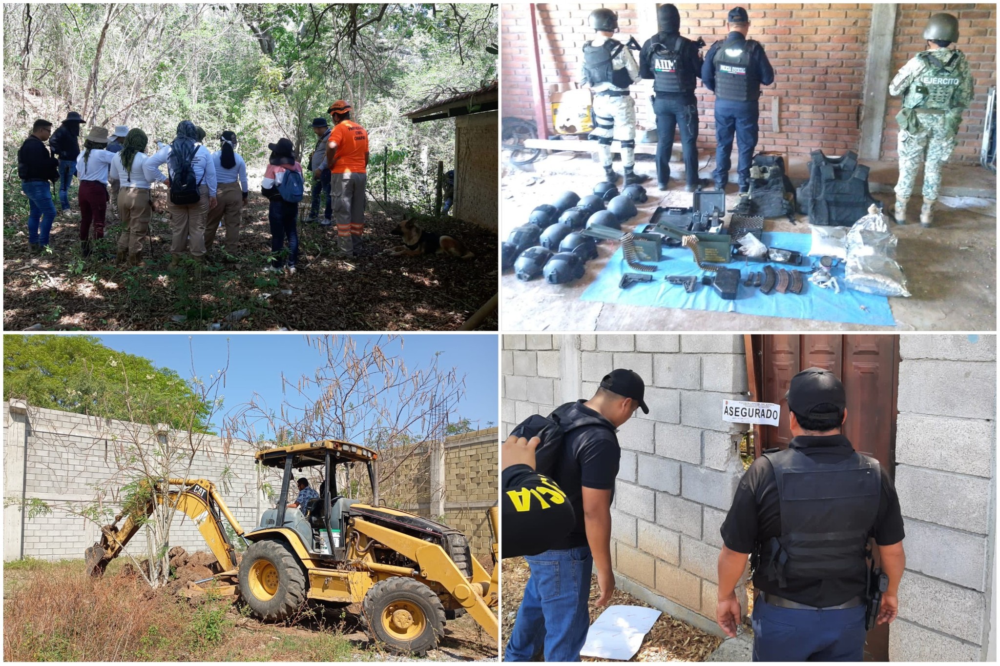 Operativo interinstitucional realiza brigada de búsqueda en Chiapa de Corzo