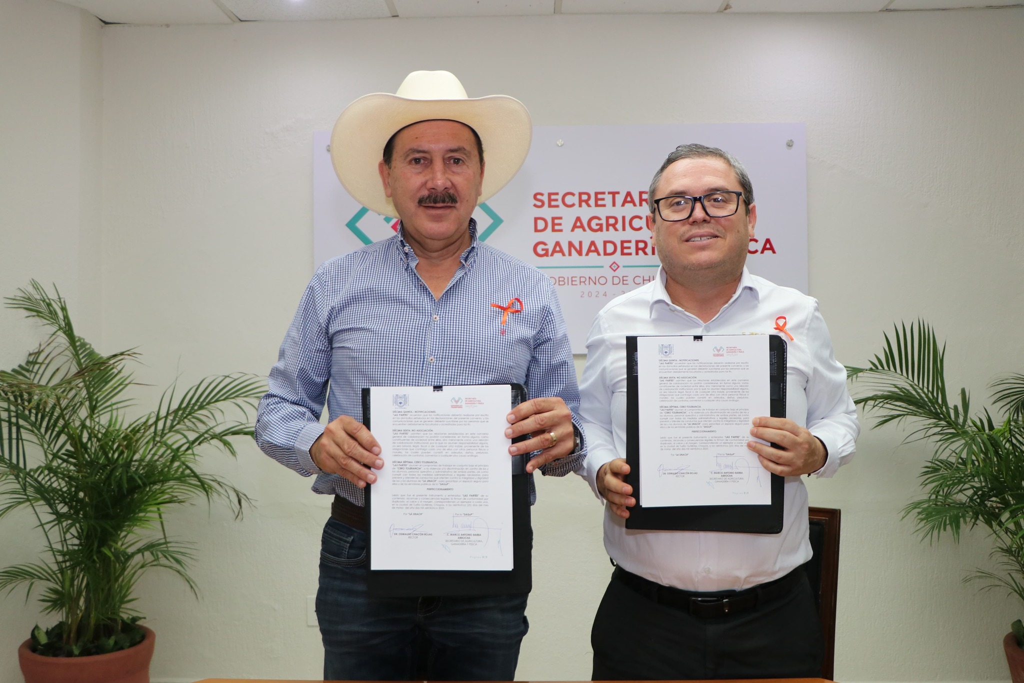 SAGyP y UNACH celebran alianza para fortalecer el campo y la academia en Chiapas
