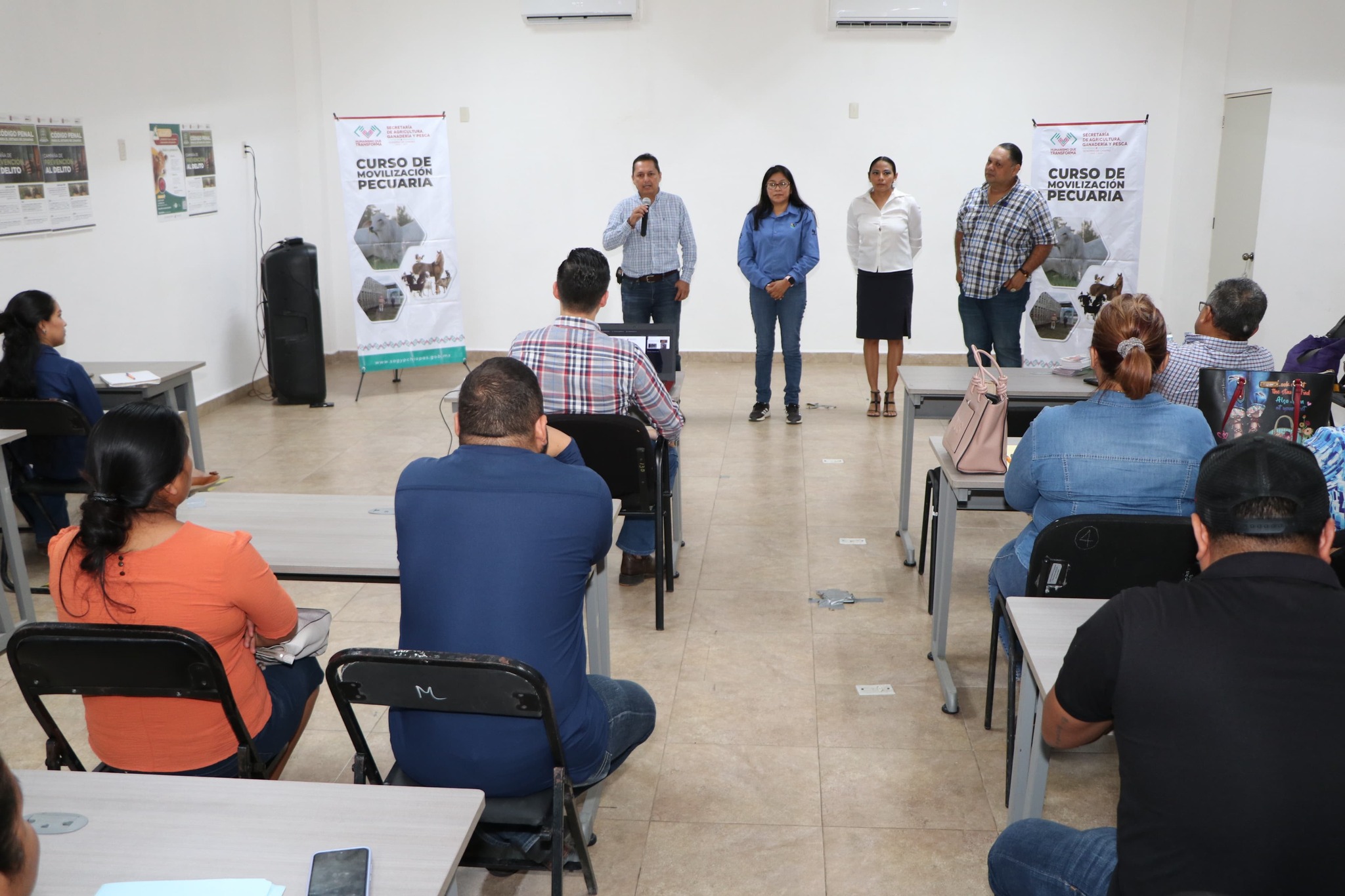 Capacitan y evalúan a inspectores pecuarios en Chiapas ante emergencia sanitaria