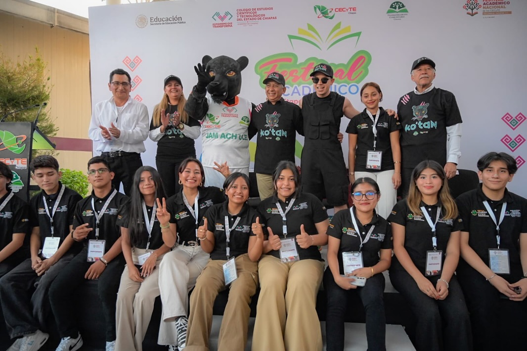 CECyTECH da inicio a la Ruta Ko’tan y abanderan a estudiantes rumbo al Festival Académico Nacional 2025