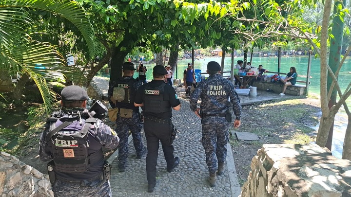 SSP garantiza seguridad en Centro Ecoturístico Lagos de Colón