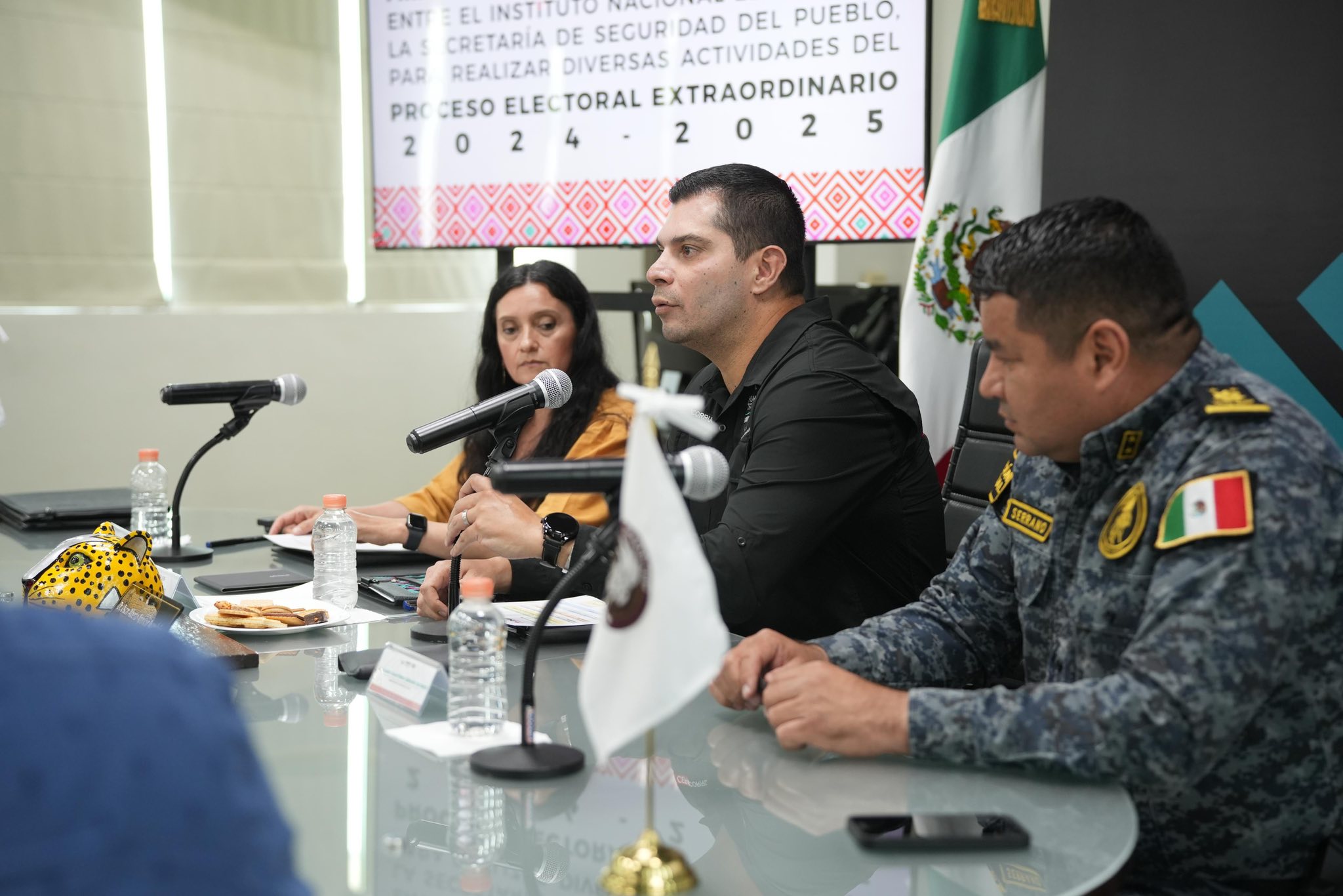 SSP e INE firman convenio de colaboración para proceso electoral extraordinario 2024-2025