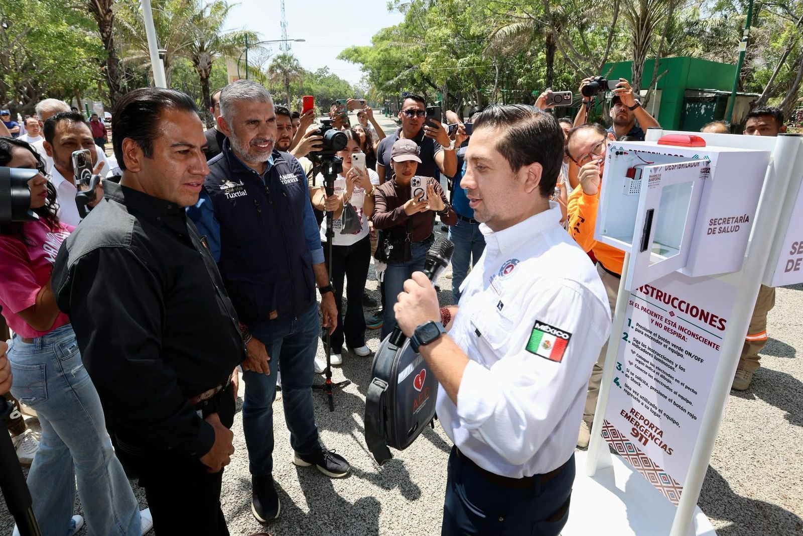 Eduardo Ramírez impulsa Chiapas Cardio Protegido para brindar atención ante emergencias cardiacas