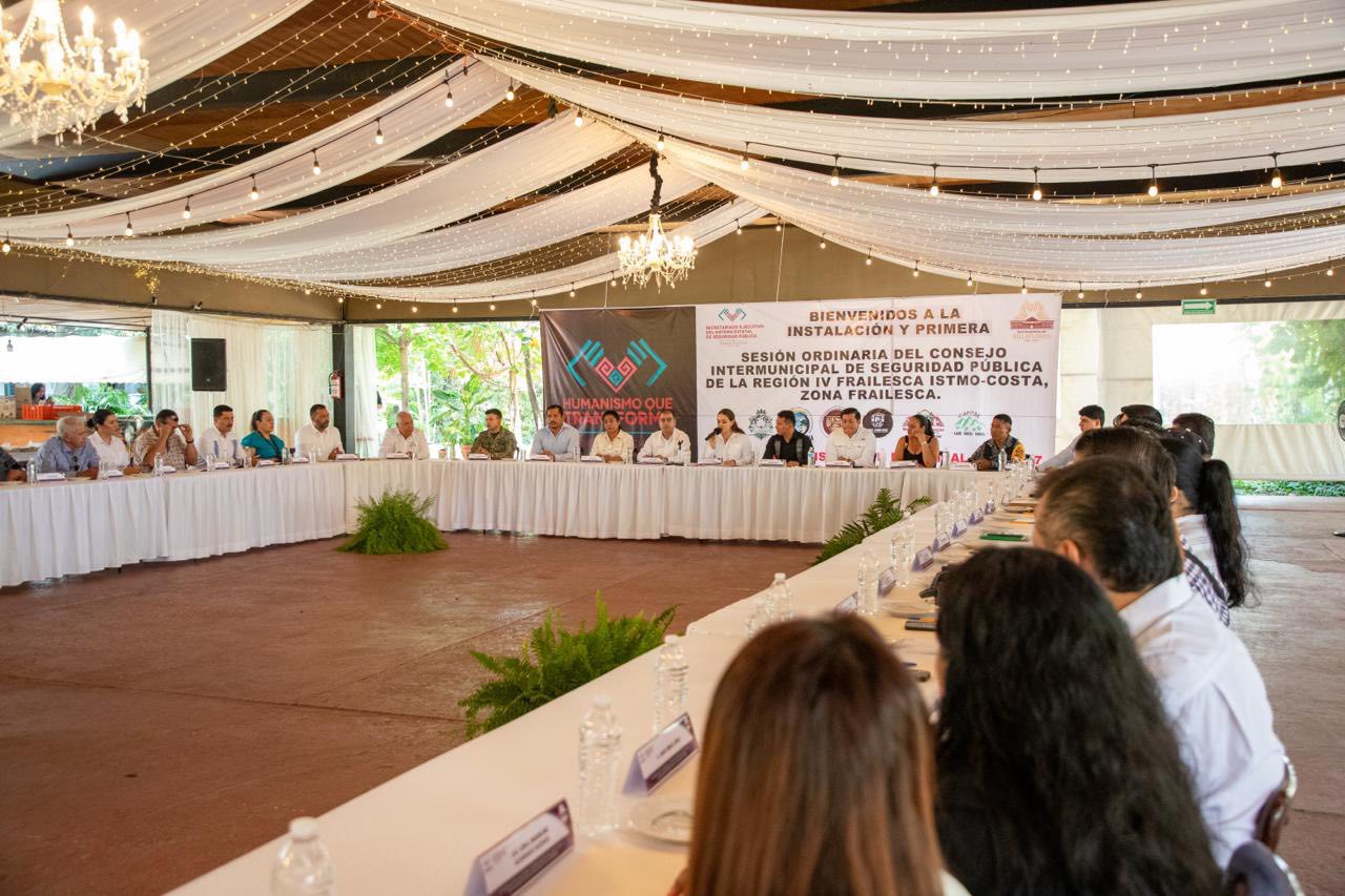 Reinstalan Consejo Intermunicipal de Seguridad Pública en la Región Frailesca