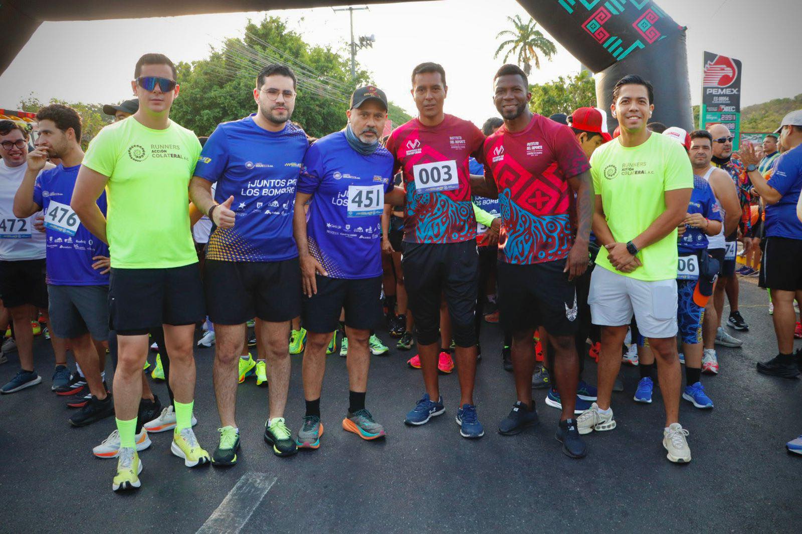 Indeporte participa en la Primera Carrera Con Causa “Juntos por los Bomberos”