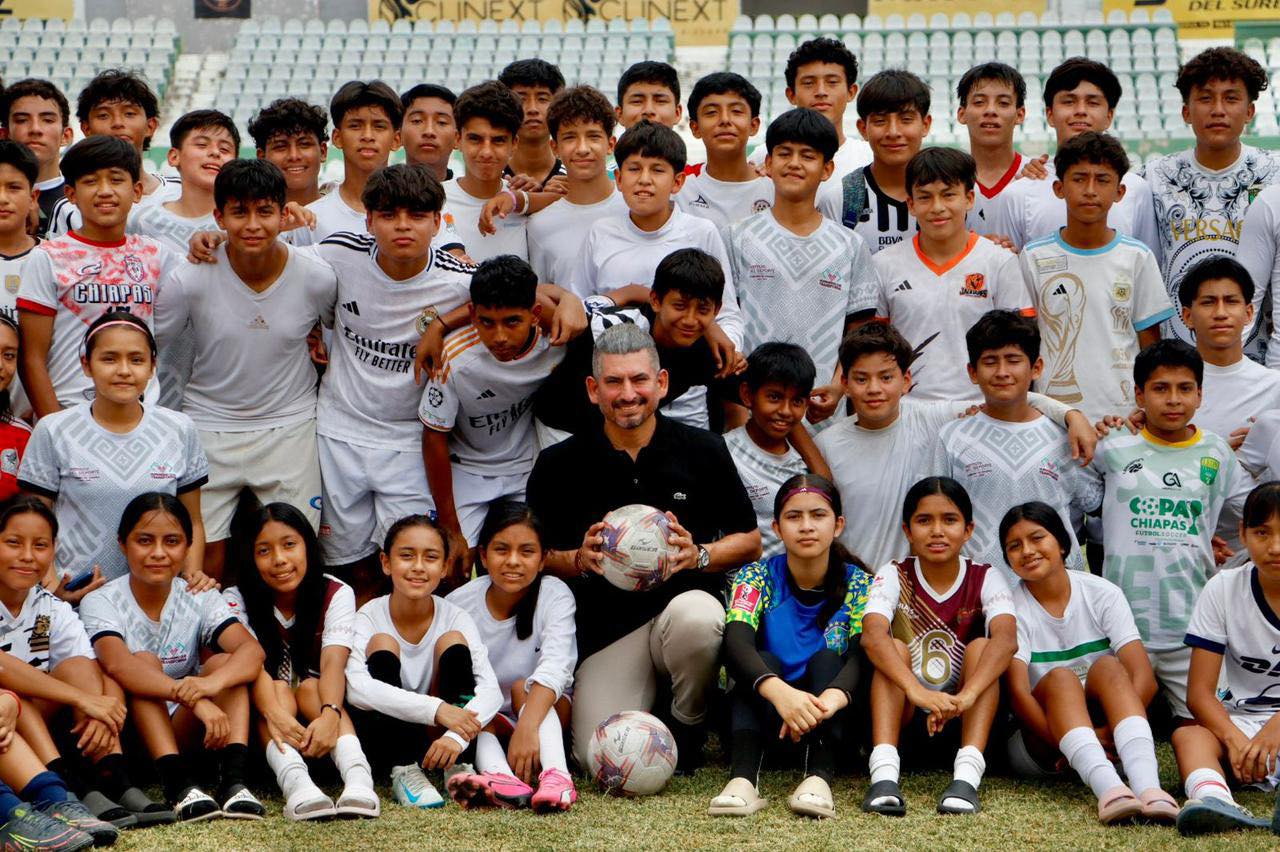 Éxito en primera etapa del Programa “Talento Chiapas” de futbol