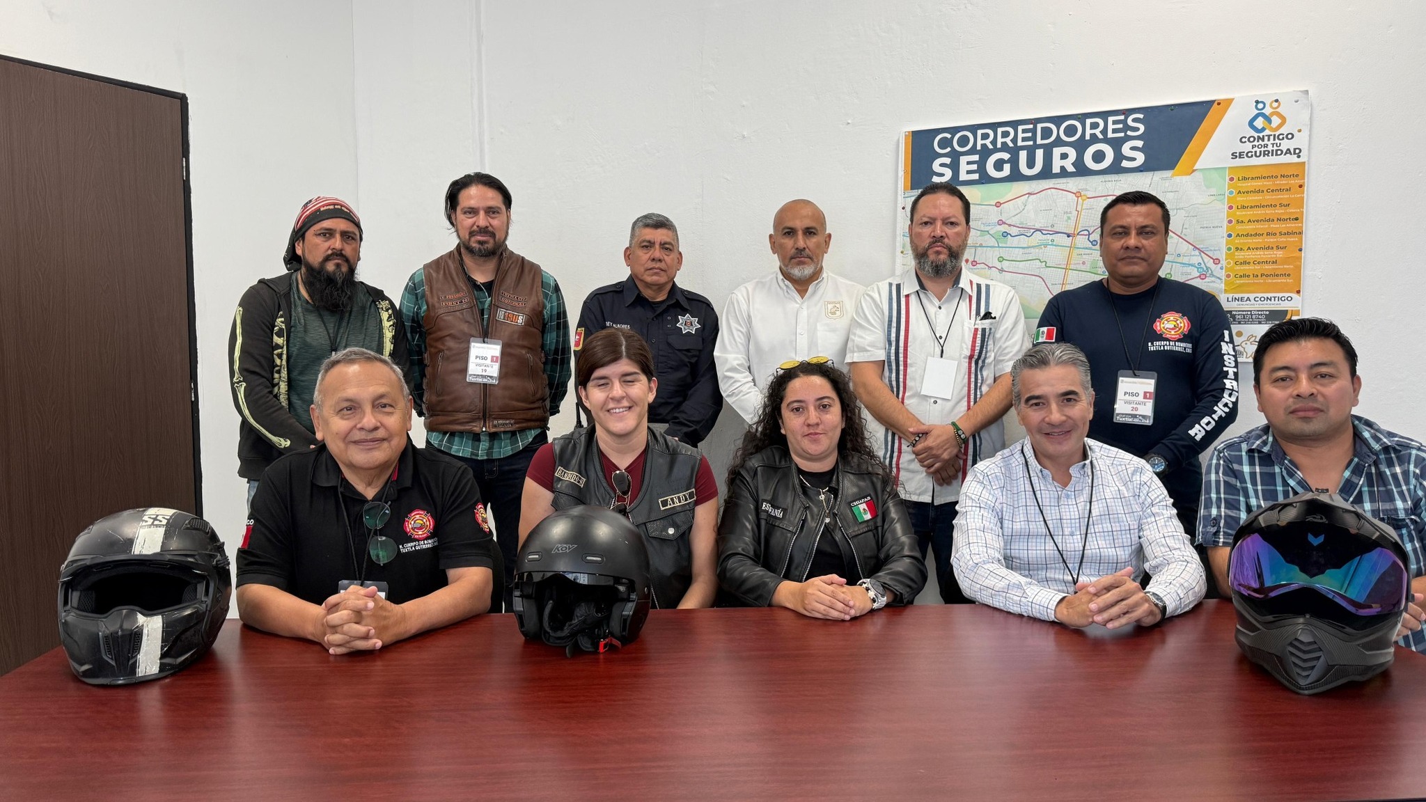 Impulsan movilidad segura con motociclistas a través de diálogo y coordinación