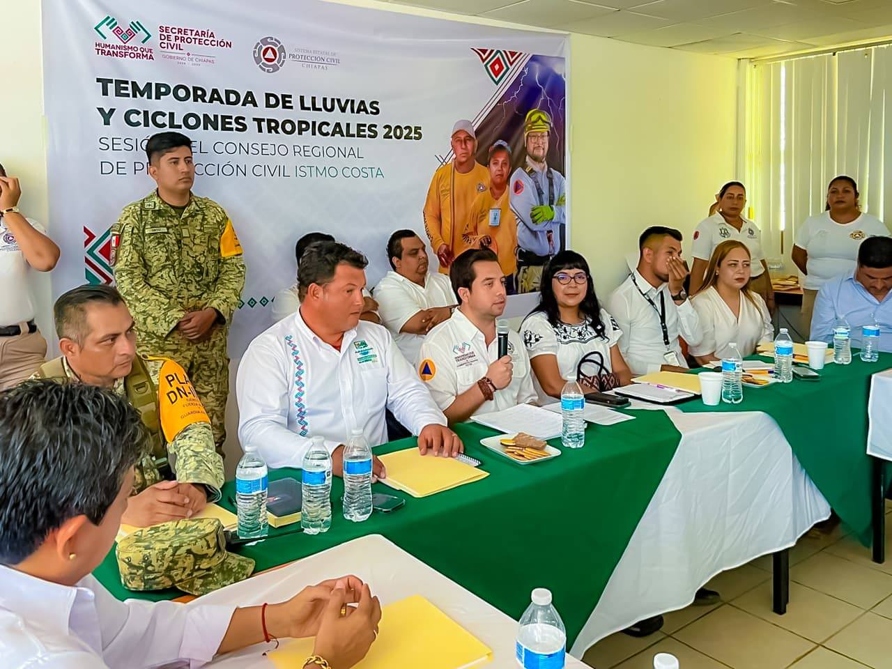 ¡En Chiapas se continúan con reuniones de preparación ante la Temporada de Lluvias!