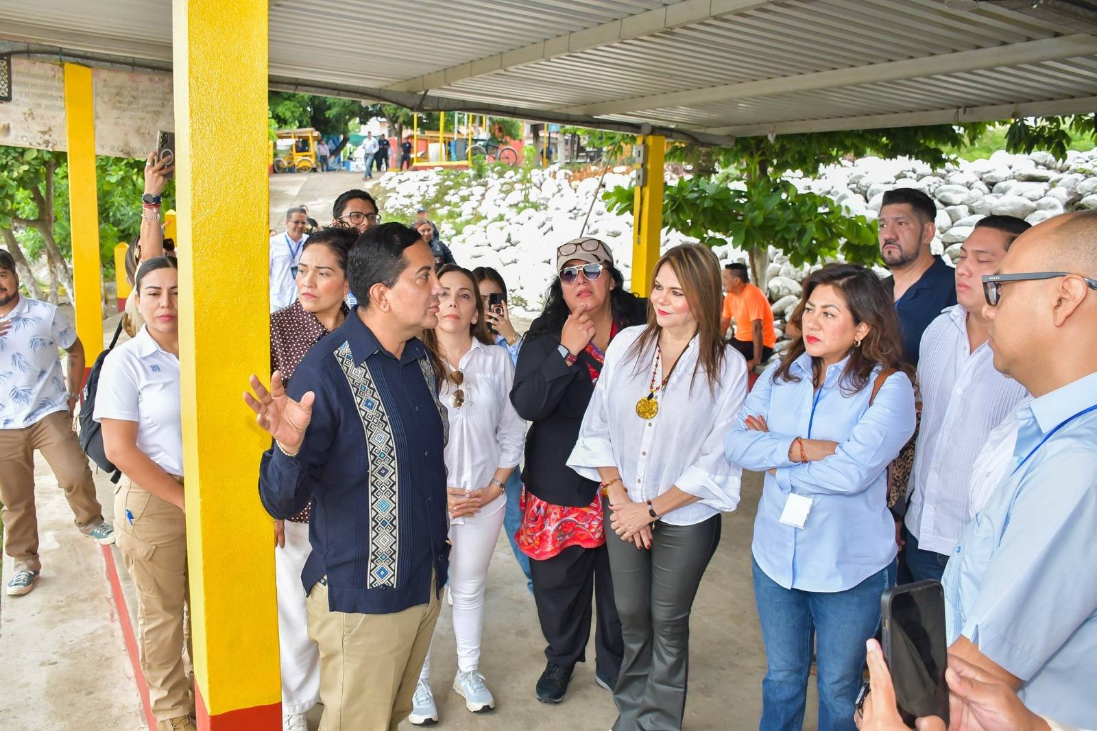 Suchiate fue sede del recorrido de legisladores a la frontera sur, organizado por la OIM