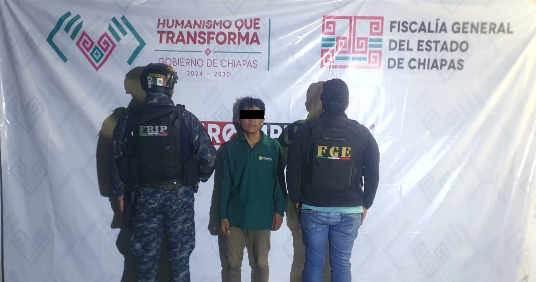 FGE y SSP detienen a presunto responsable de retención y sustracción de menores en Tapachula