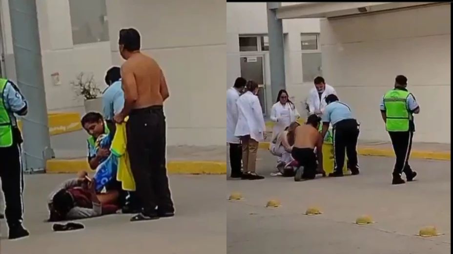 Mujer da a luz en estacionamiento de hospital en Chiapas