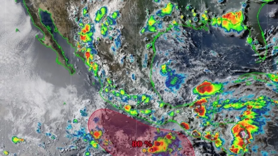 Baja presión en el Pacífico amenaza a Chiapas y Guatemala