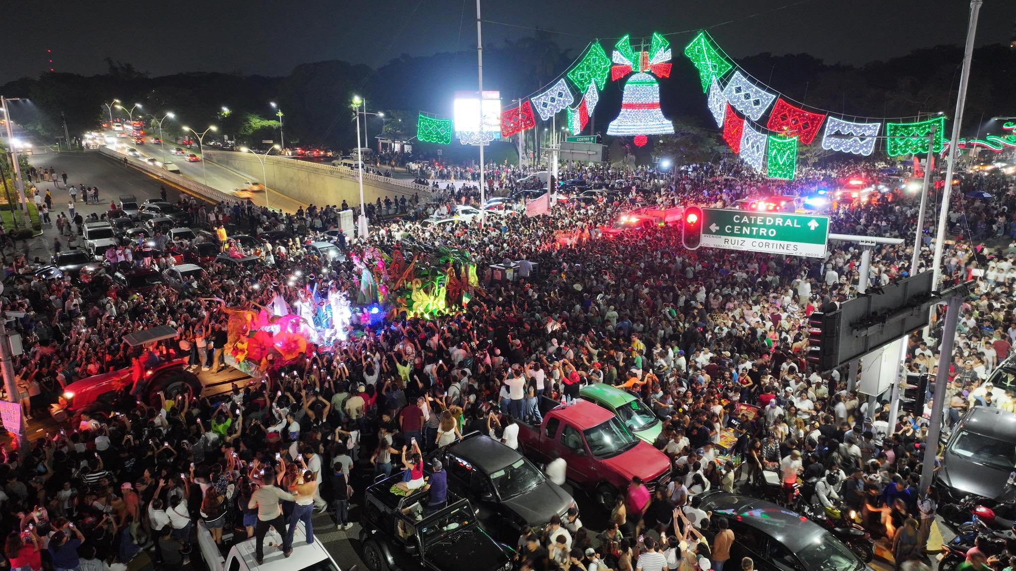 Saldo blanco durante visita de Miss Universo a Tabasco