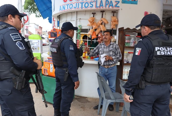 Elementos de la SSPC realizan recorridos de vigilancia en espacios públicos de Villahermosa