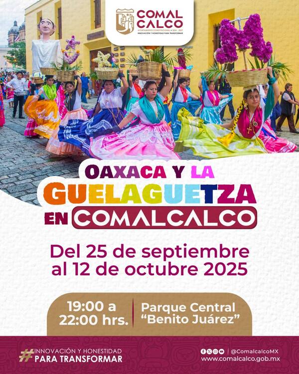 Oaxaca y su Guelaguetza llegan a Comalcalco con cultura, sabor y tradición